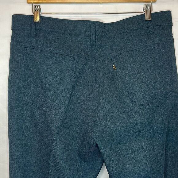 Levi’s Blue Polyester Dress Pants size 38x31 Black Tag - Picture 4 of 7